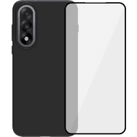 Koop BlueBuilt OnePlus Nord 5 Back Cover Zwart + Screenprotector Glas - 6151132277205