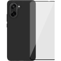 Koop BlueBuilt Oneplus Nord CE 5 Back Cover Zwart + Screenprotector Glas - 6151132393325