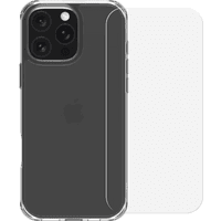 Koop BlueBuilt Protective Back Cover iPhone 16 Pro Max Transparant + Screenprotector Glas - 6151132468474
