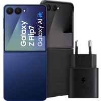 Koop Samsung Galaxy Z Flip 7 512GB Blauw 5G + Accessoirepakket - 6151124272225