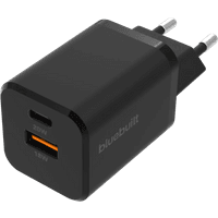 Koop BlueBuilt Power Delivery en Quick Charge Oplader met 2 Usb Poorten 38W Zwart - 8720627627153