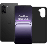 Koop OnePlus Nord CE 5 128GB Zwart 5G + BlueBuilt Back Cover Zwart - 6151127857863