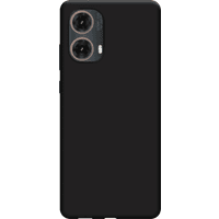 Koop Just in Case Soft Design Motorola Moto G85 Back Cover Zwart - 8720878334176