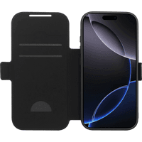Koop BlueBuilt Apple iPhone 17 Pro Book Case Leer Zwart - 8720627632928