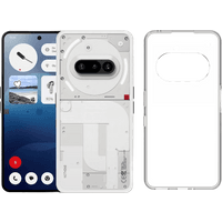 Koop Nothing Phone (3a) 128GB Wit 5G + Just in Case Back Cover Transparant - 6151122521578