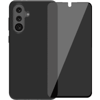 Koop BlueBuilt Samsung Galaxy A36 Back Cover Zwart + Privacy Filter Screenprotector Glas - 6151131358301