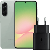 Koop Samsung Galaxy A56 256GB Groen 5G + Samsung Oplader 25 Watt Zwart - 6151120786702
