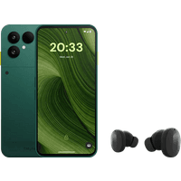 Koop Fairphone 6 256GB Groen 5G + Fairphone Fairbuds True Wireless Earbuds Zwart - 6151128512518