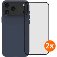 Koop BlueBuilt Protective Back Cover MagSafe iPhone 17 Pro Max Blue + Screenprotector Duo Pack - 6151132022065