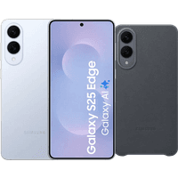 Koop Samsung Galaxy S25 Edge 512GB Blauw 5G + Samsung Kindsuit Back Cover Zwart - 6151122966928