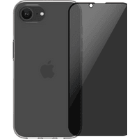 Koop BlueBuilt Back Cover iPhone 17e/16e Transparant + Privacy Filter Screenprotector Glas - 6151132434493