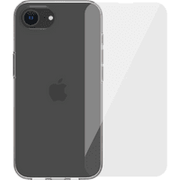 Koop BlueBuilt Back Cover iPhone 17e/16e Transparant + Screenprotector Glas - 6151132463417