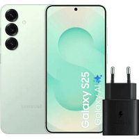 Koop Samsung Galaxy S25 128GB Mint 5G + Samsung Oplader 25 Watt Zwart - 6151119453448