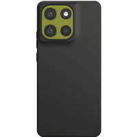 Koop Just in Case Soft Design Motorola Moto G86 Back Cover Zwart - 8720878604071