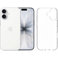 Koop Apple iPhone 17 256GB Wit + BlueBuilt Protective Back Cover Transparant - 6151130112133