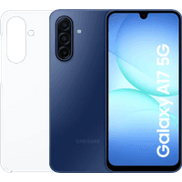 Koop Samsung Galaxy A17 128GB Blauw 5G + Samsung Back Cover Transparant - 6151125516540