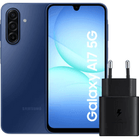 Koop Samsung Galaxy A17 128GB Blauw 5G + Samsung Oplader 25 Watt Zwart - 6151128199177