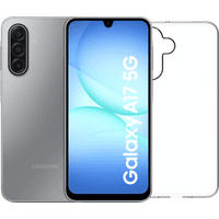 Koop Samsung Galaxy A17 128GB Grijs 5G + BlueBuilt Back Cover Transparant - 6151128193168