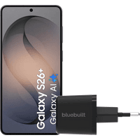 Koop Samsung Galaxy S26 Plus 512GB Zwart 5G + BlueBuilt Oplader 45 Watt Zwart - 6151134517583