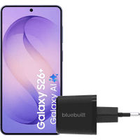 Koop Samsung Galaxy S26 Plus 512GB Donkerblauw 5G + BlueBuilt Oplader 45 Watt Zwart - 6151134528596