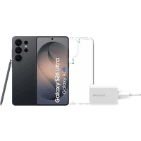 Koop Samsung Galaxy S26 Ultra 256GB Zwart 5G + Basis Accessoirepakket - 6151134677690