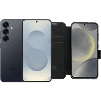 Koop Samsung Galaxy S25 512GB Zilver 5G + BlueBuilt Book Case Zwart - 6151126636636