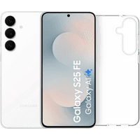 Koop Samsung Galaxy S25 FE 128GB Wit 5G + BlueBuilt Back Cover Transparant - 6151125693678
