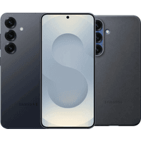 Koop Samsung Galaxy S25 128GB Grijs 5G + Samsung Kindsuit Back Cover Zwart - 6151126654678