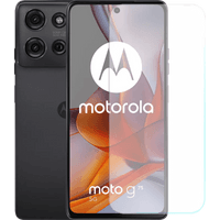 Koop Motorola Moto G75 256GB Zwart 5G + Just in Case Tempered Glass Screenprotector - 6151122753719