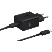 Koop Samsung Super Fast Charging Oplader 45W Zwart + Usb C Kabel 1