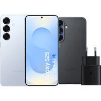 Koop Samsung Galaxy S25 256GB Lichtblauw 5G + Accessoirepakket - 6151119579513