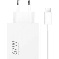 Koop Xiaomi Hypercharge Power Delivery Oplader 67W + Usb A naar Usb C Kabel (1m) Wit - 6941812714393
