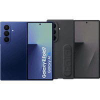Koop Samsung Galaxy Z Fold 7 256GB Blauw 5G + Samsung Siliconen Back Cover Zwart - 6151124183125