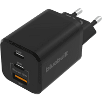 Koop BlueBuilt Power Delivery + Quick Charge Oplader met 3 Usb Poorten 65W Zwart - 8720627634427