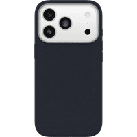 Koop OtterBox Symmetry iPhone 17 Pro Back Cover met MagSafe Magneet Leer Blauw - 840434724703