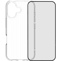 Koop BlueBuilt Protective Back Cover iPhone 17 Transparant + BlueBuilt iPhone 17 Screenprotector Glas - 6151127363326