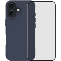 Koop BlueBuilt Protective Back Cover met MagSafe iPhone 17 Blauw + BlueBuilt iPhone 17 Screenprotector Glas - 6151127415452