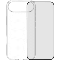 Koop BlueBuilt Back Cover iPhone Air Transparant + BlueBuilt iPhone Air Screenprotector Glas - 6151127418446