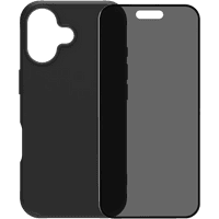 Koop BlueBuilt Protective Back Cover met MagSafe iPhone 17 Zwart + iPhone 17 Privacy Screenprotector Glas - 6151127426441