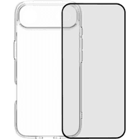 Koop BlueBuilt Protective Back Cover iPhone Air Transparant + BlueBuilt iPhone 17 Air Screenprotector Glas - 6151127445442