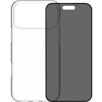 Koop BlueBuilt Back Cover iPhone 17 Pro Max Transparant + BlueBuilt iPhone 17 Pro Max Privacy Screenprotector Glas - 6151127446487