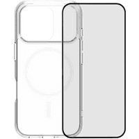 Koop BlueBuilt Protective Back Cover met MagSafe iPhone 17 Pro Transparant + iPhone 17 Pro Screenprotector Glas - 6151127453430