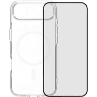 Koop BlueBuilt Protective Back Cover met MagSafe iPhone Air Transparant + Screenprotector Glas - 6151127458442