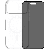 Koop BlueBuilt Protective Back Cover met MagSafe iPhone 17 Pro Max Transparant + BlueBuilt iPhone 17 Pro Max Privacy Screenprotector Glas - 6151127467406
