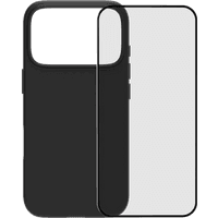 Koop BlueBuilt Protective Back Cover met MagSafe iPhone 17 Pro Zwart + BlueBuilt iPhone 17 Pro Screenprotector Glas - 6151127476453