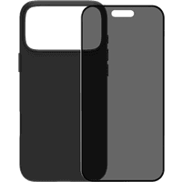 Koop BlueBuilt Protective Back Cover met MagSafe iPhone 17 Pro Max Zwart + BlueBuilt iPhone 17 Pro Max Privacy Screenprotector Glas - 6151127498486