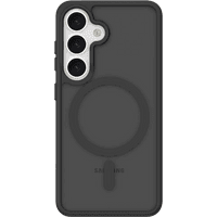 Koop Just in Case Back Cover met Valbescherming Samsung Galaxy S24 Zwart met Magneet - 8720878586414