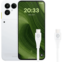 Koop Fairphone 6 256GB Wit 5G + BlueBuilt Usb C naar Usb C Kabel 1