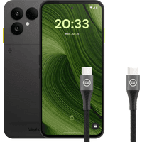 Koop Fairphone 6 256GB Zwart 5G + BlueBuilt Usb C naar Usb C Kabel 1