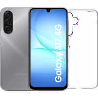 Koop Samsung Galaxy A17 128GB Blauw 4G + BlueBuilt Back Cover Transparant - 6151128225265